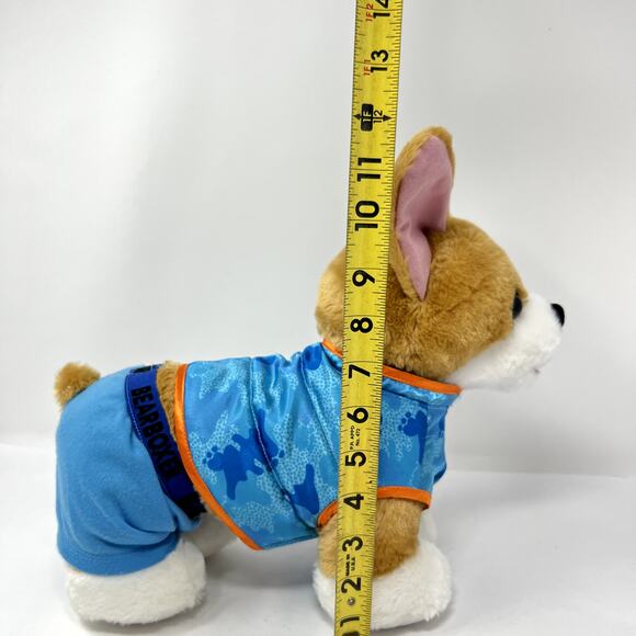 Build A Bear Plush Puppy Dog Brown White BAB Stuffed Animal Long Ears Toy Kids - Picture 3 of 8